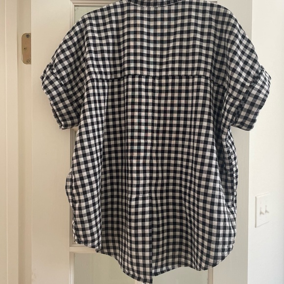 Madewell Swenson Gingham Top - Picture 2 of 3